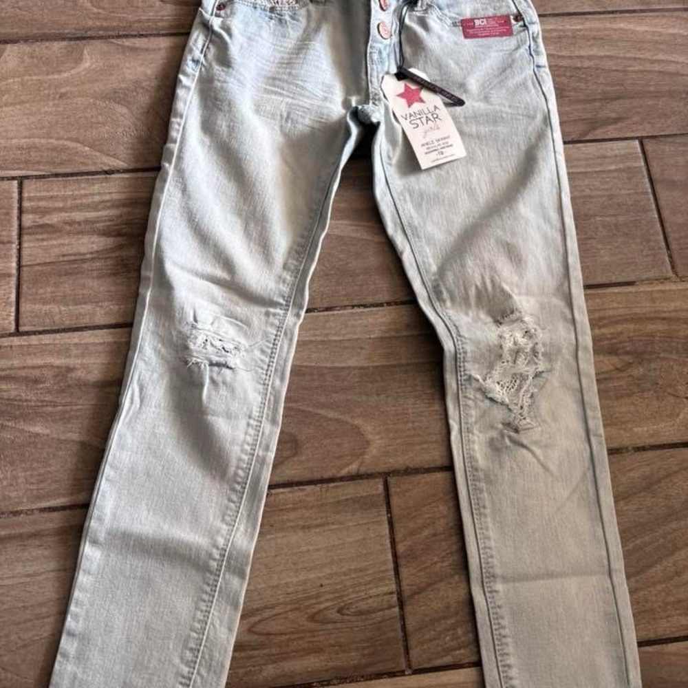 Vanilla Star Light Blue Distressed Jeans